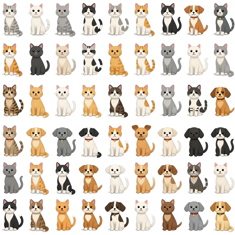 1000 little cat 10000 little dog hook up emoji