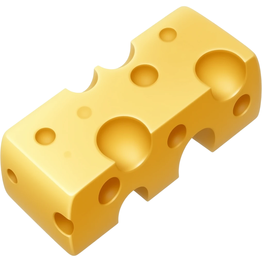 Cheese stick no holes emoji