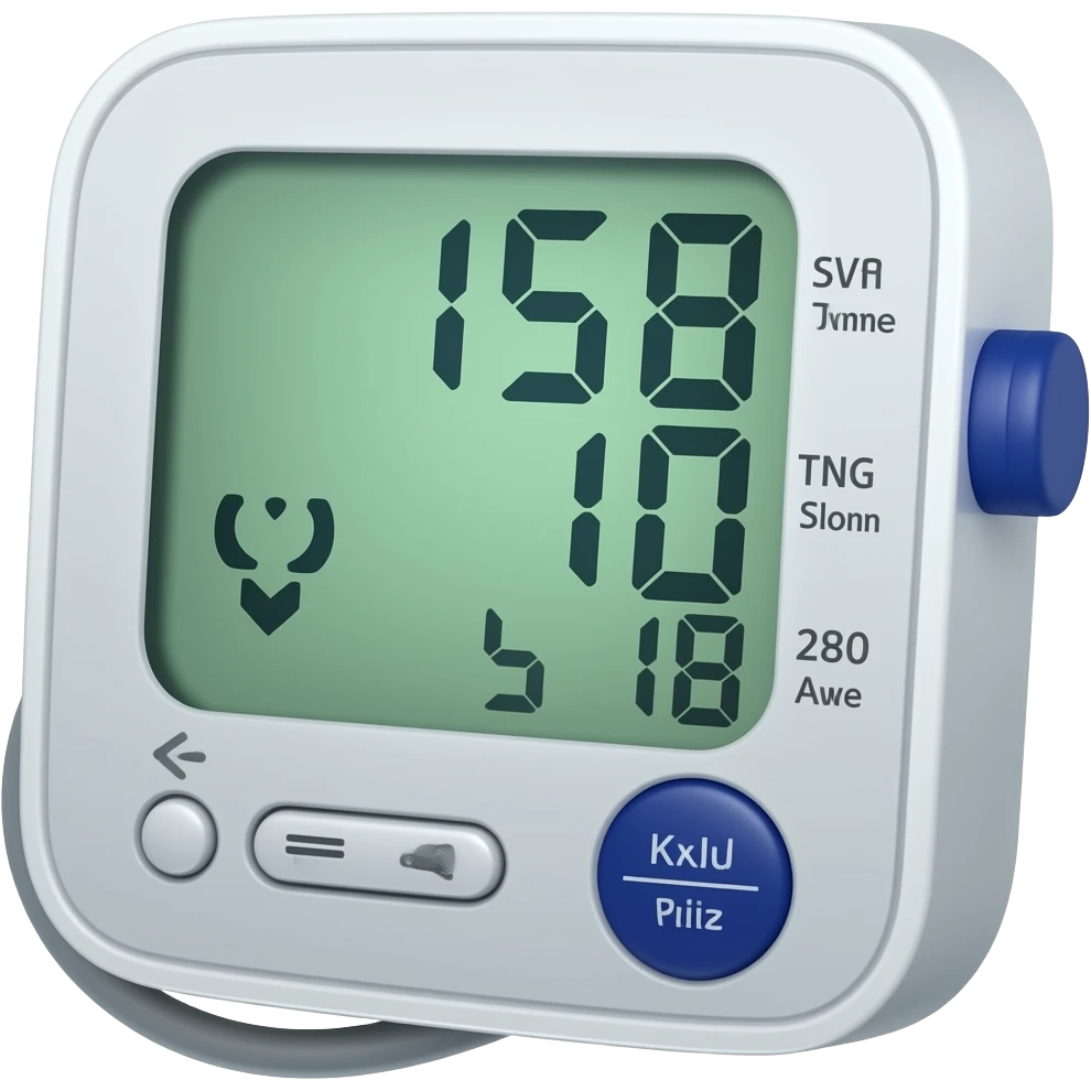 Blood pressure monitor emoji