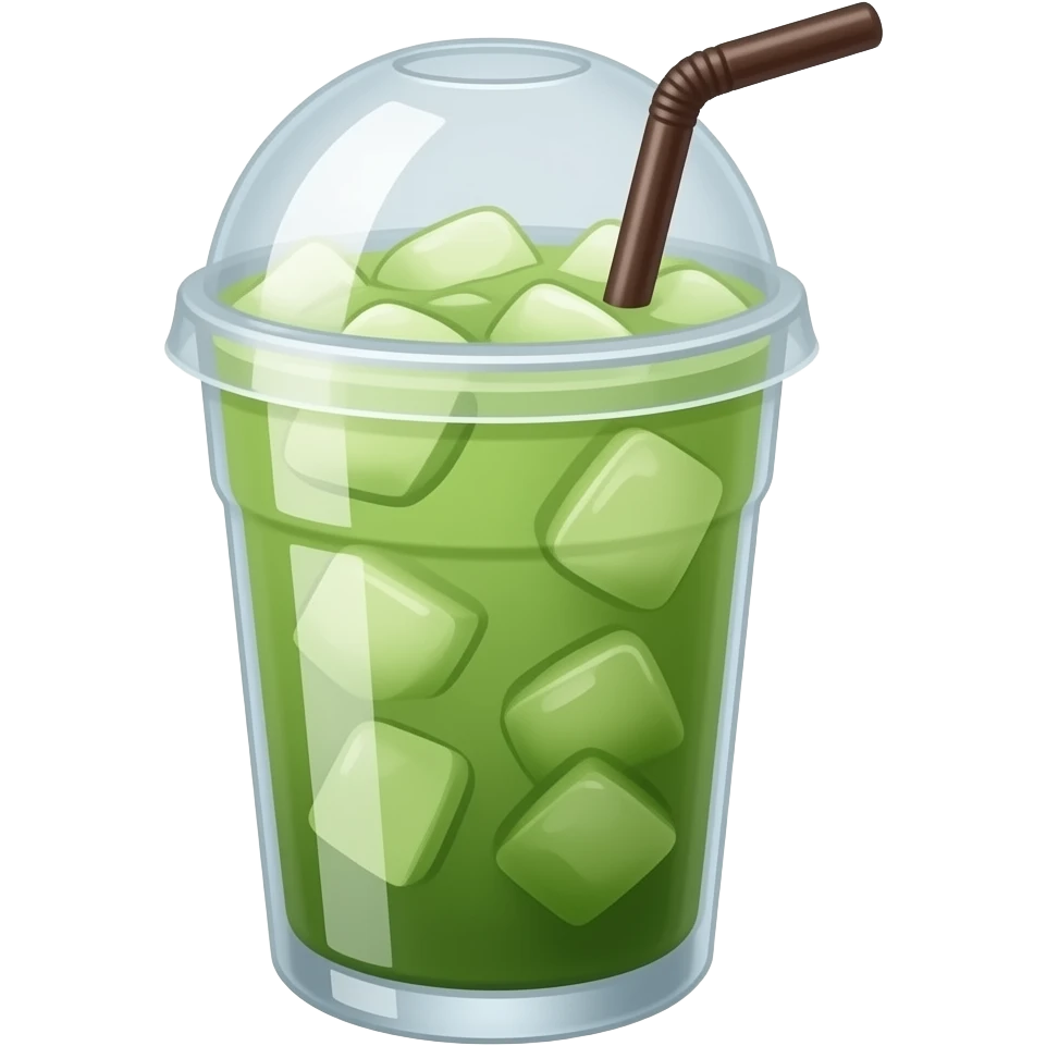 ice matcha emoji