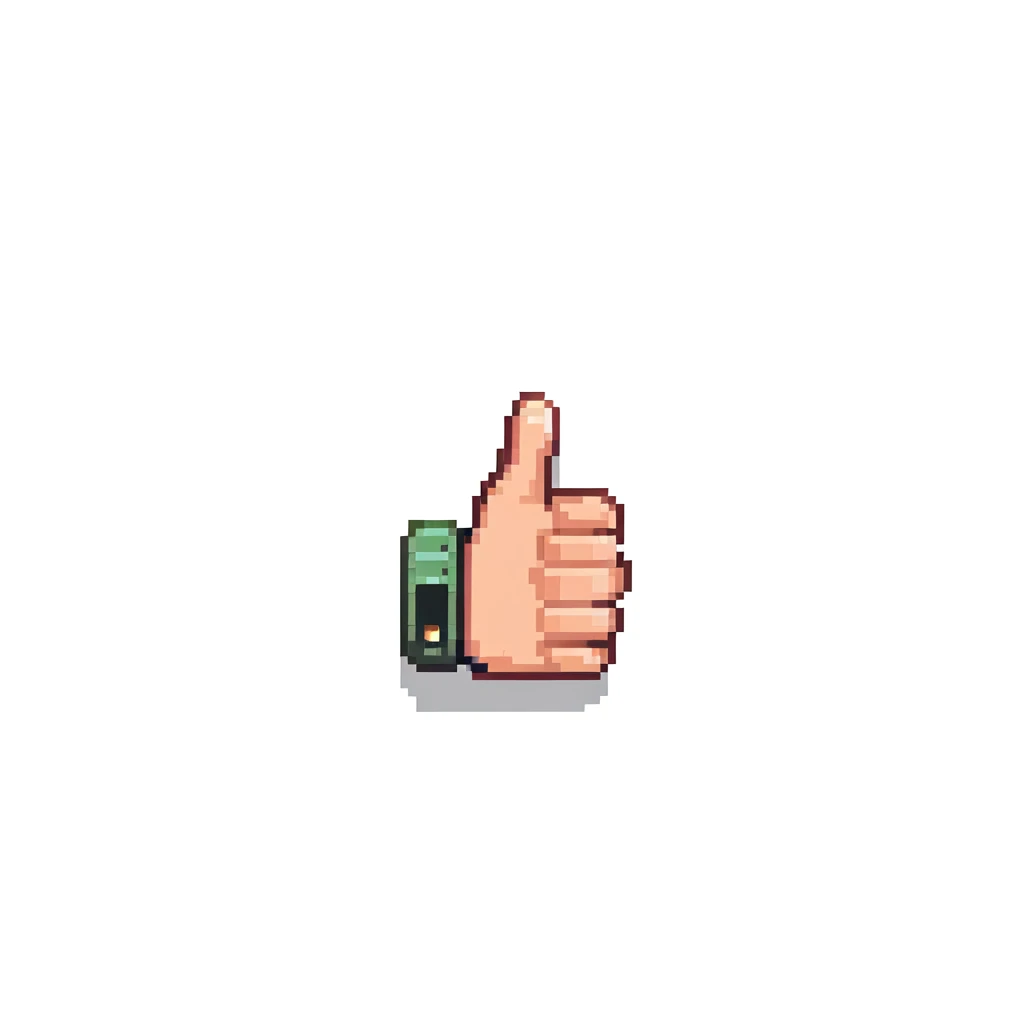 thumbs up, Minecraft grass block background emoji
