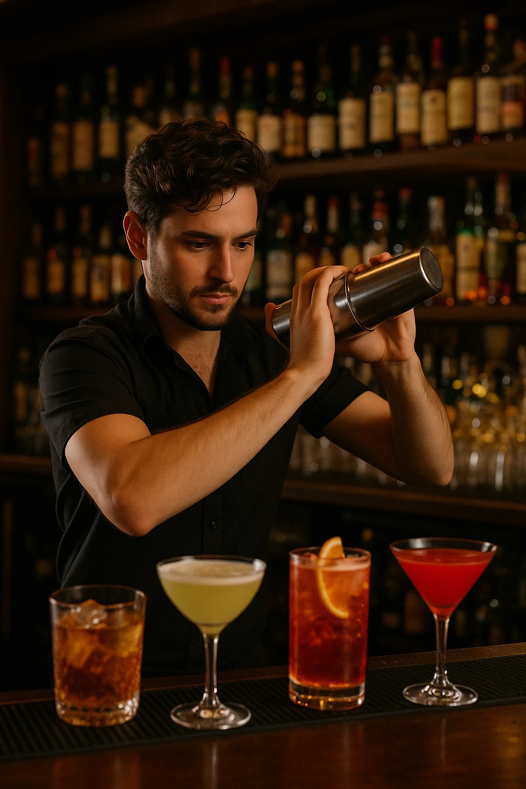 bartender mixing drinks emoji