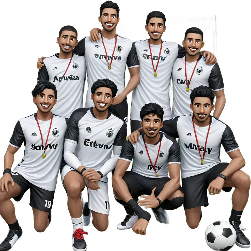 soccer fun with friends emoji
