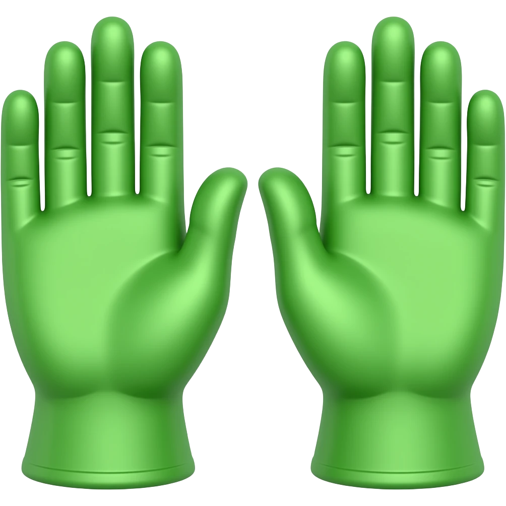 green gloves emoji