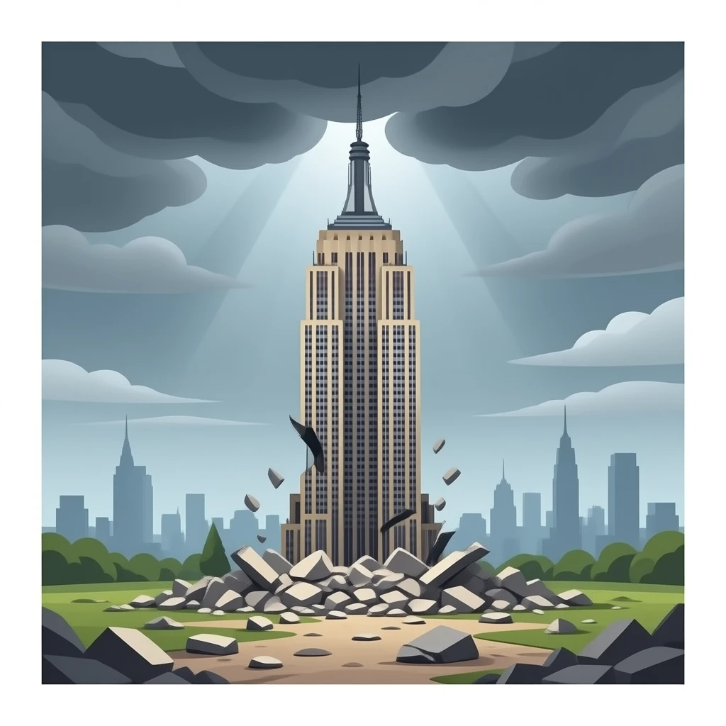 empire state building colapse emoji