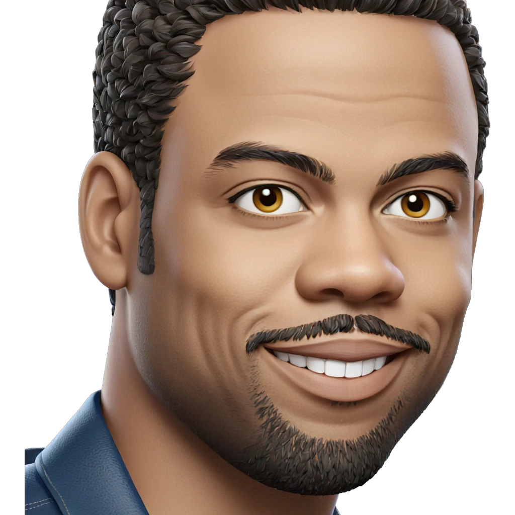 smiling boy portrait with beard emoji