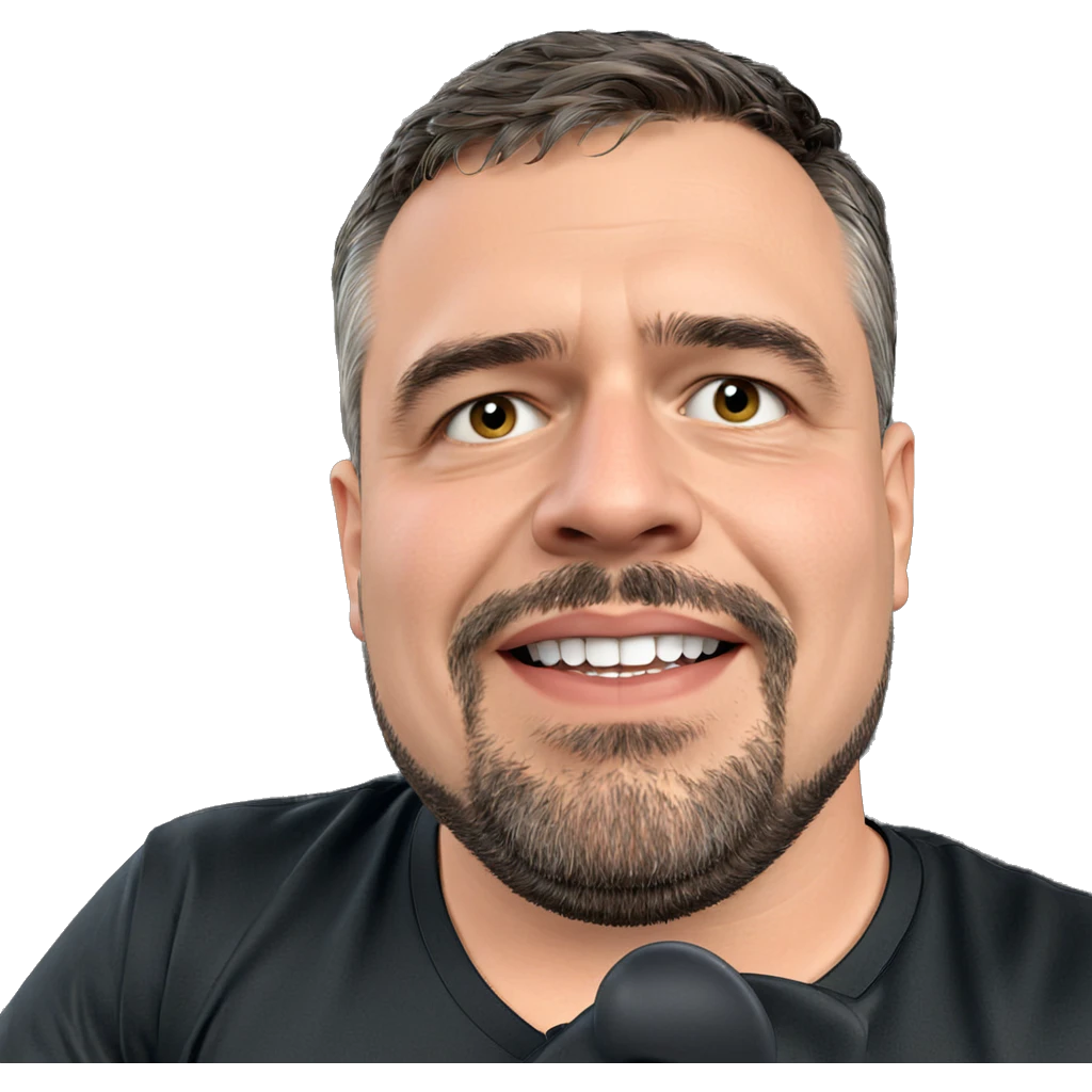 smiling boy in black shirt emoji