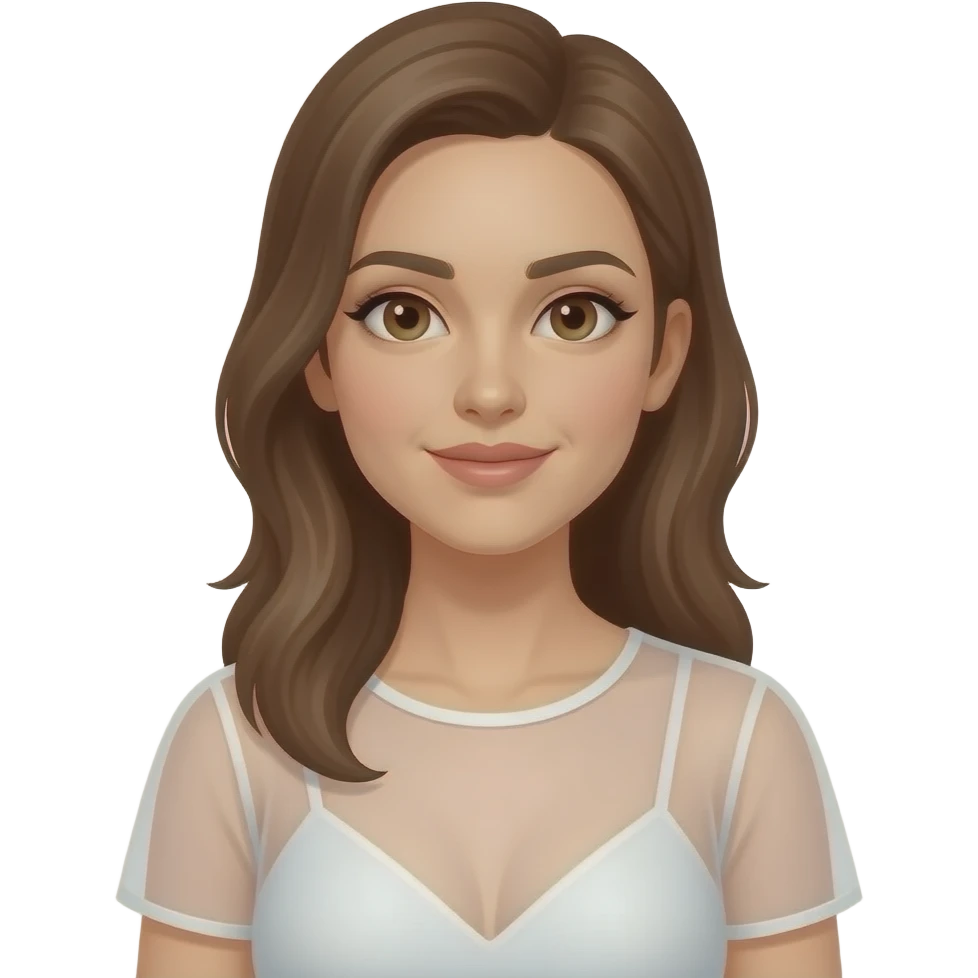 A woman wears see through clothing without wearing anything else under emoji