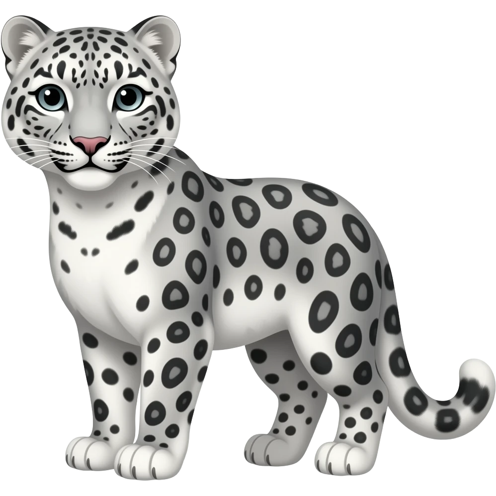 Snow leopard emoji