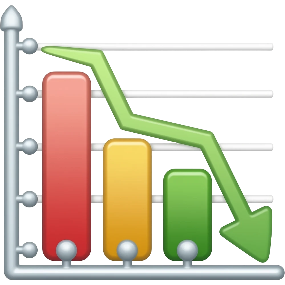 Downward Chart emoji
