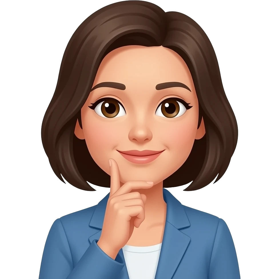 a woman thinking for others emoji