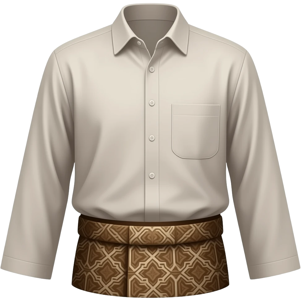 Baju kurung lama emoji