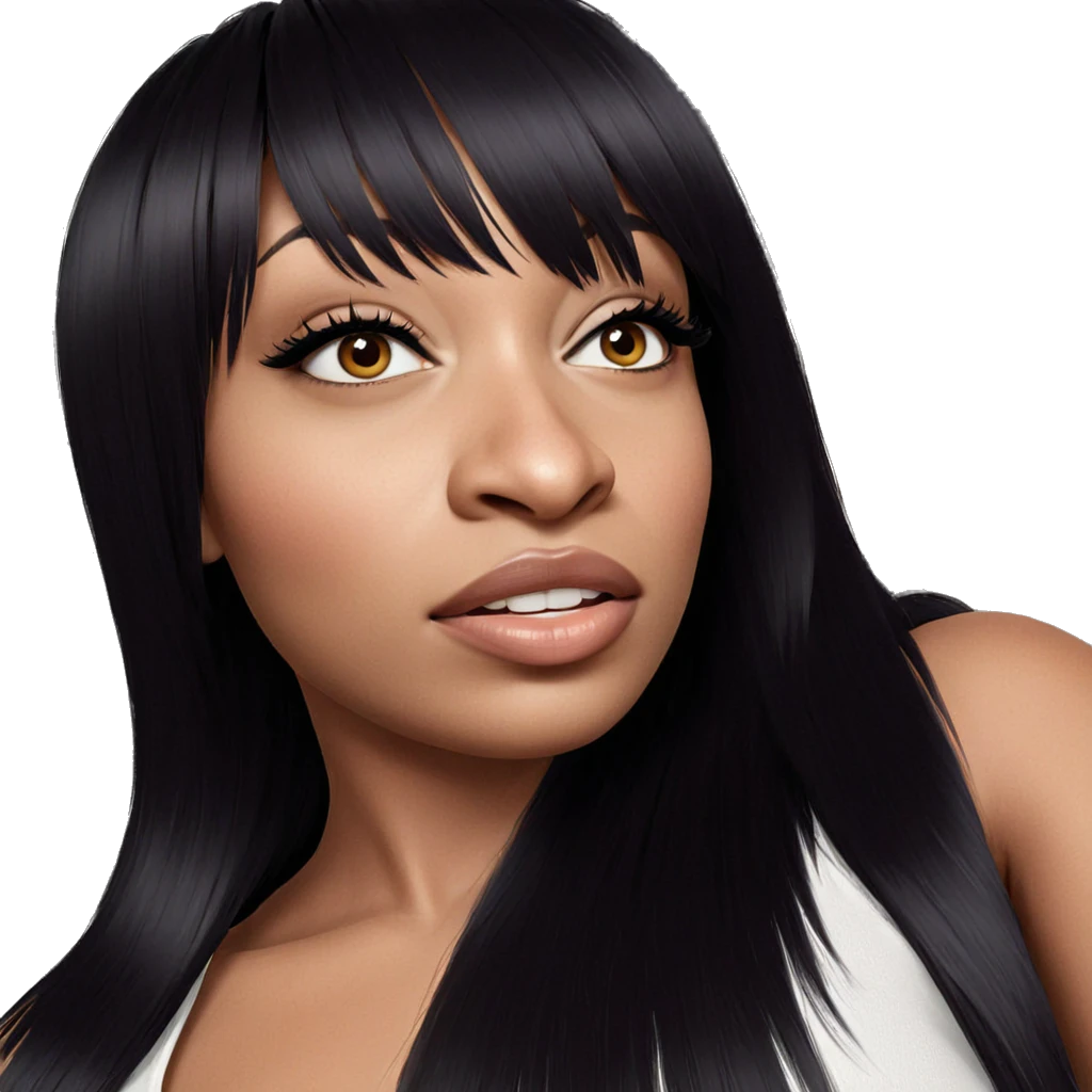 realistic portrait of a girl emoji