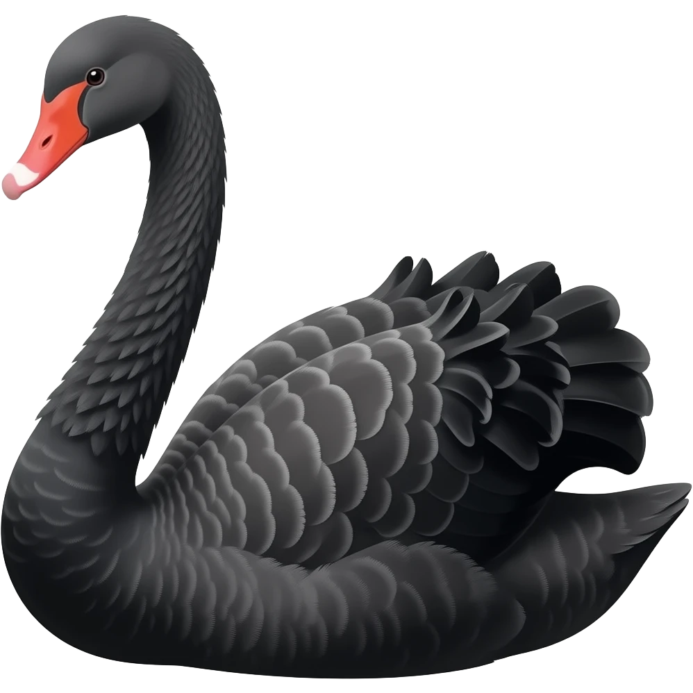Black swan emoji