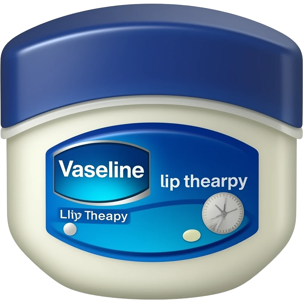Vaseline lip therapy emoji