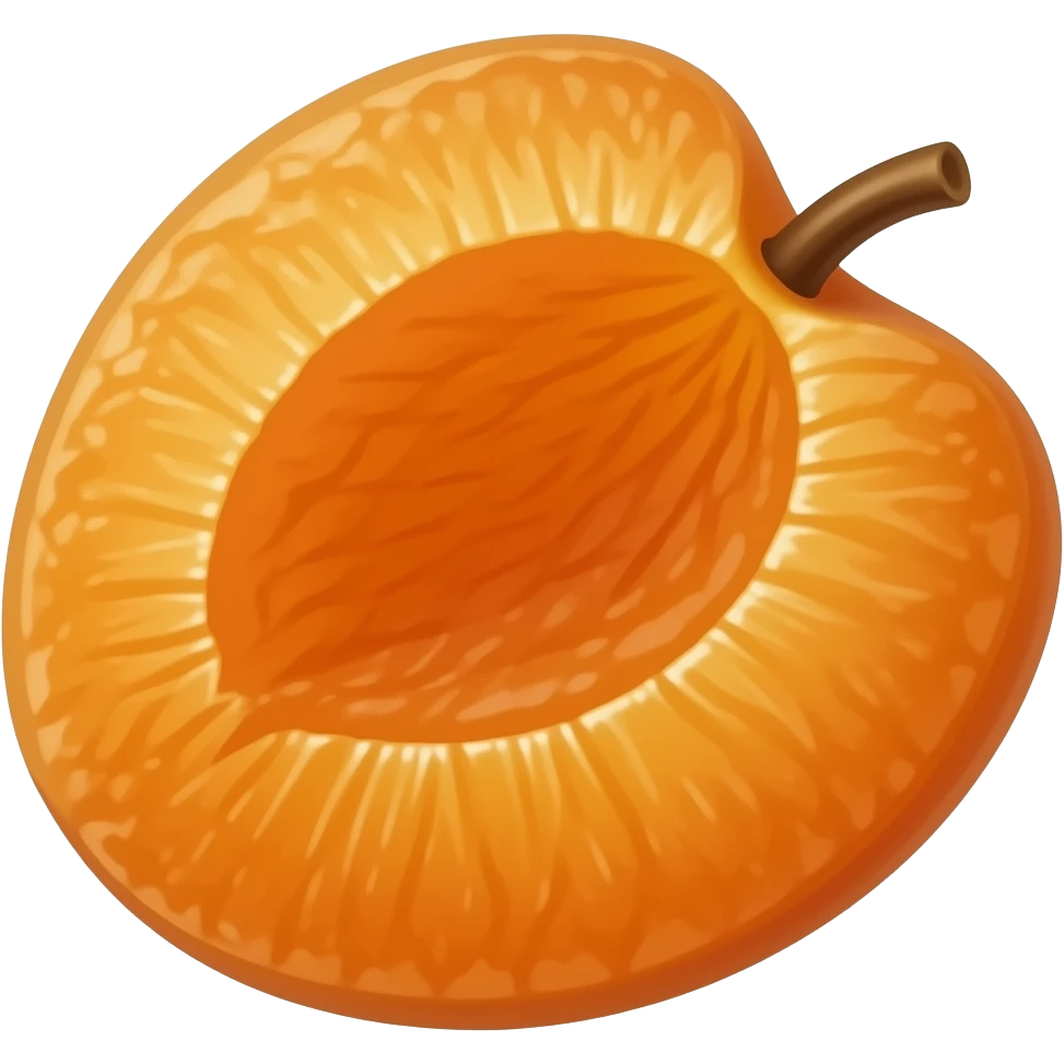 Dried apricots emoji