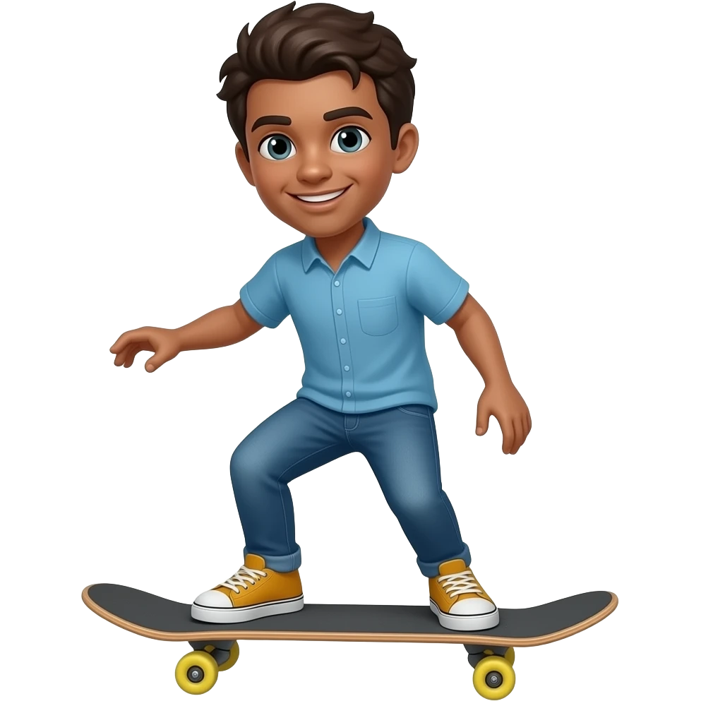 Skateboarder emoji