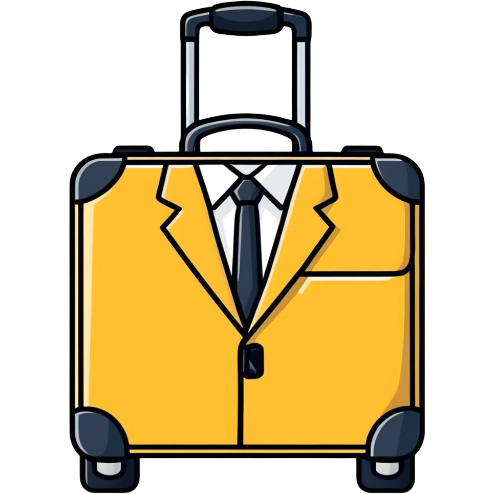 Suit case emoji