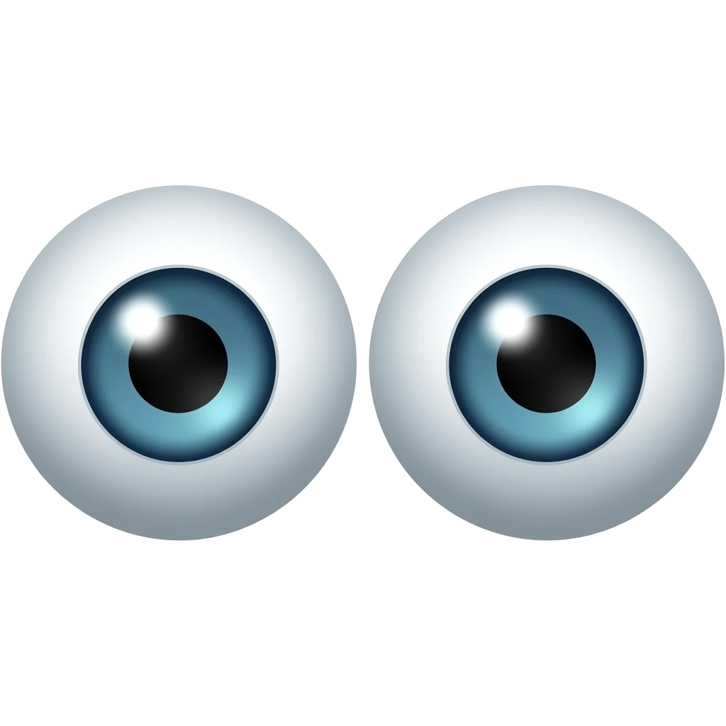 Eyeballs looking emoji