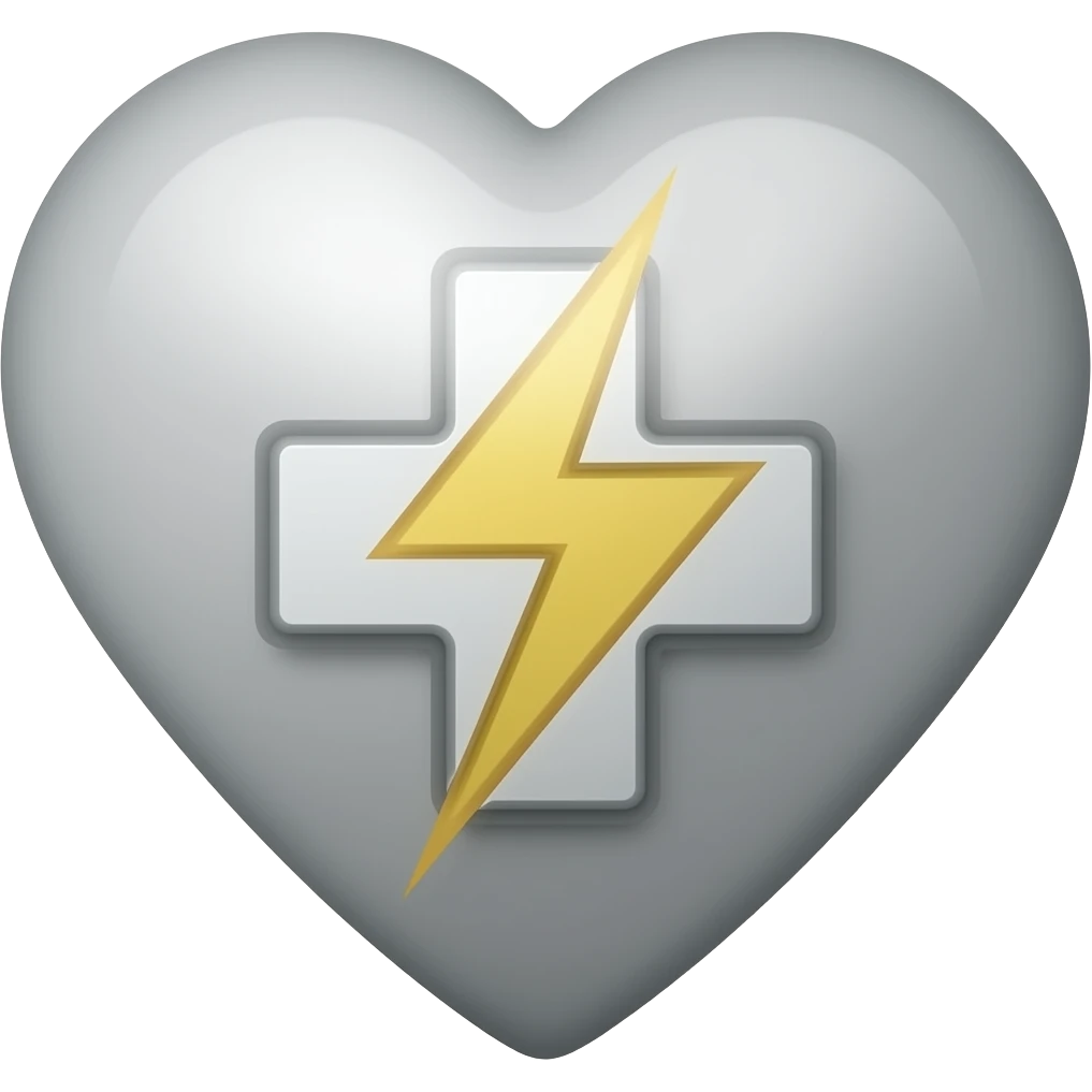 Electric + Health emoji