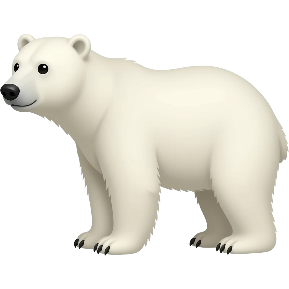 Polar bear emoji