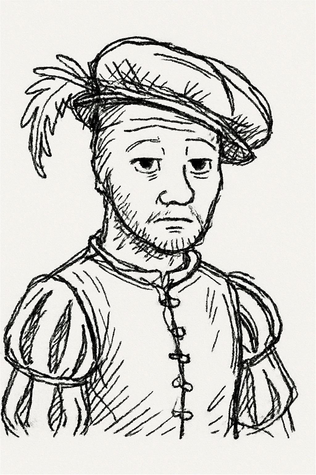 Landsknecht looking at viewer emoji