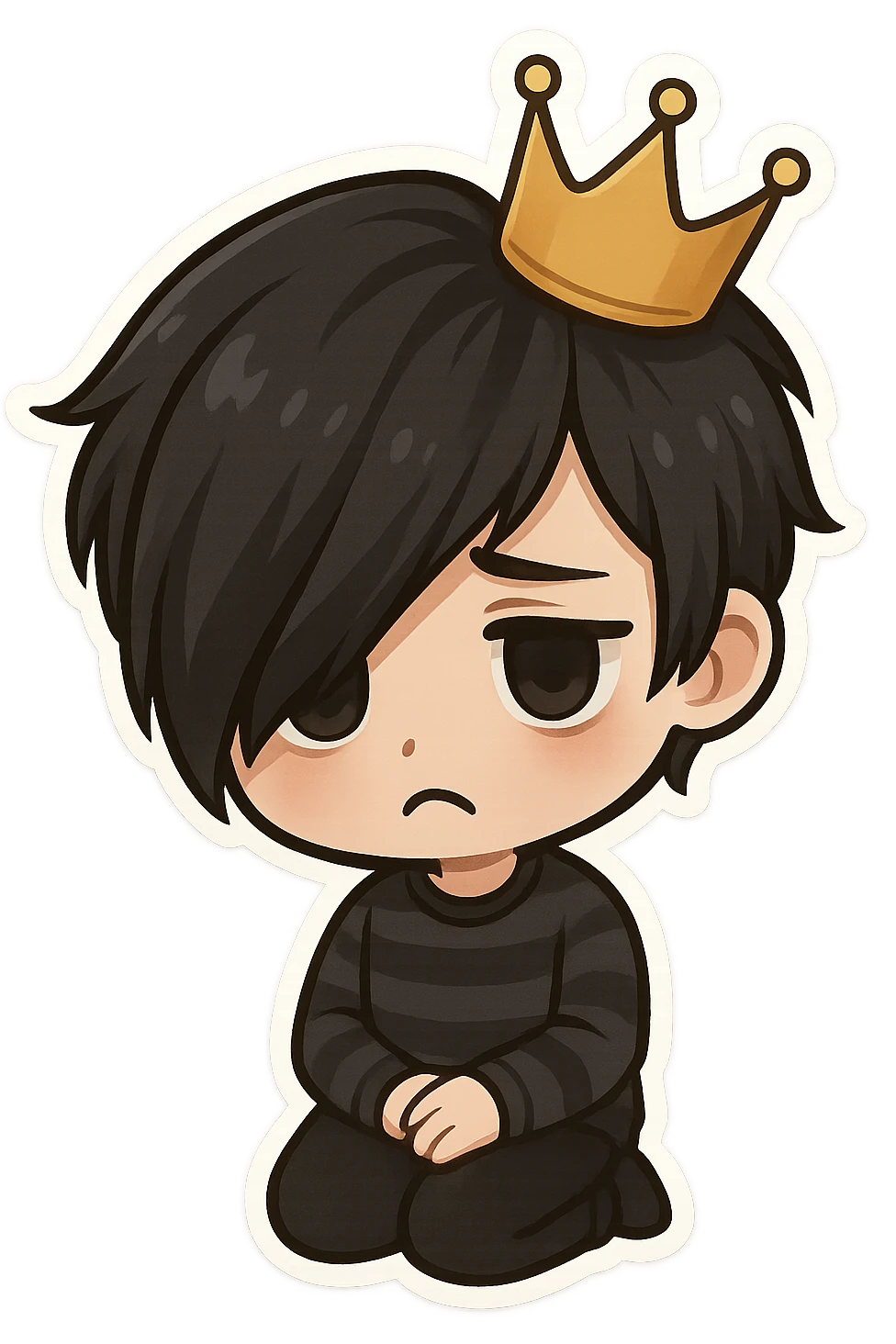 emo crown, remove background emoji
