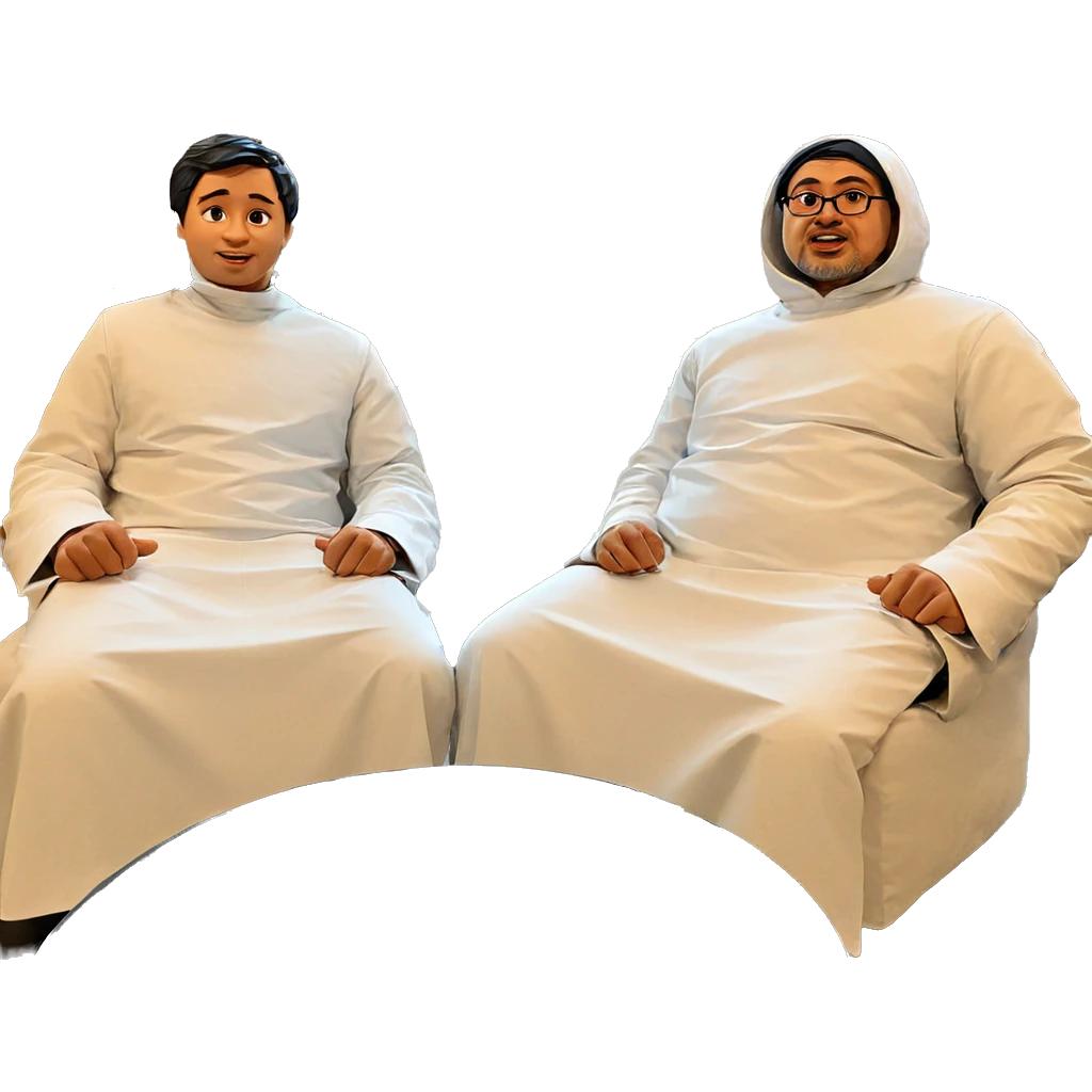 two boys sitting together emoji