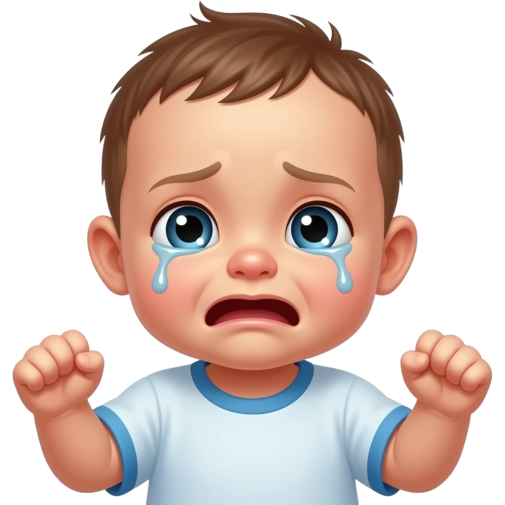 baby crying emoji