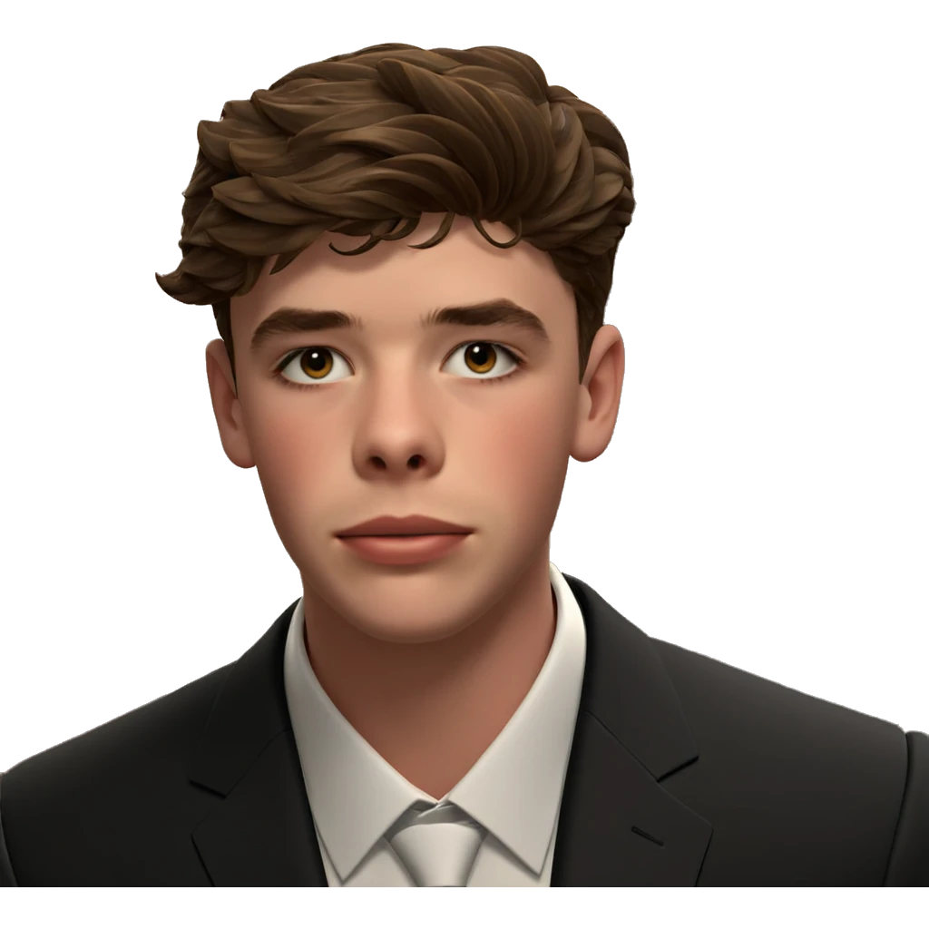 dapper boy in formal attire emoji
