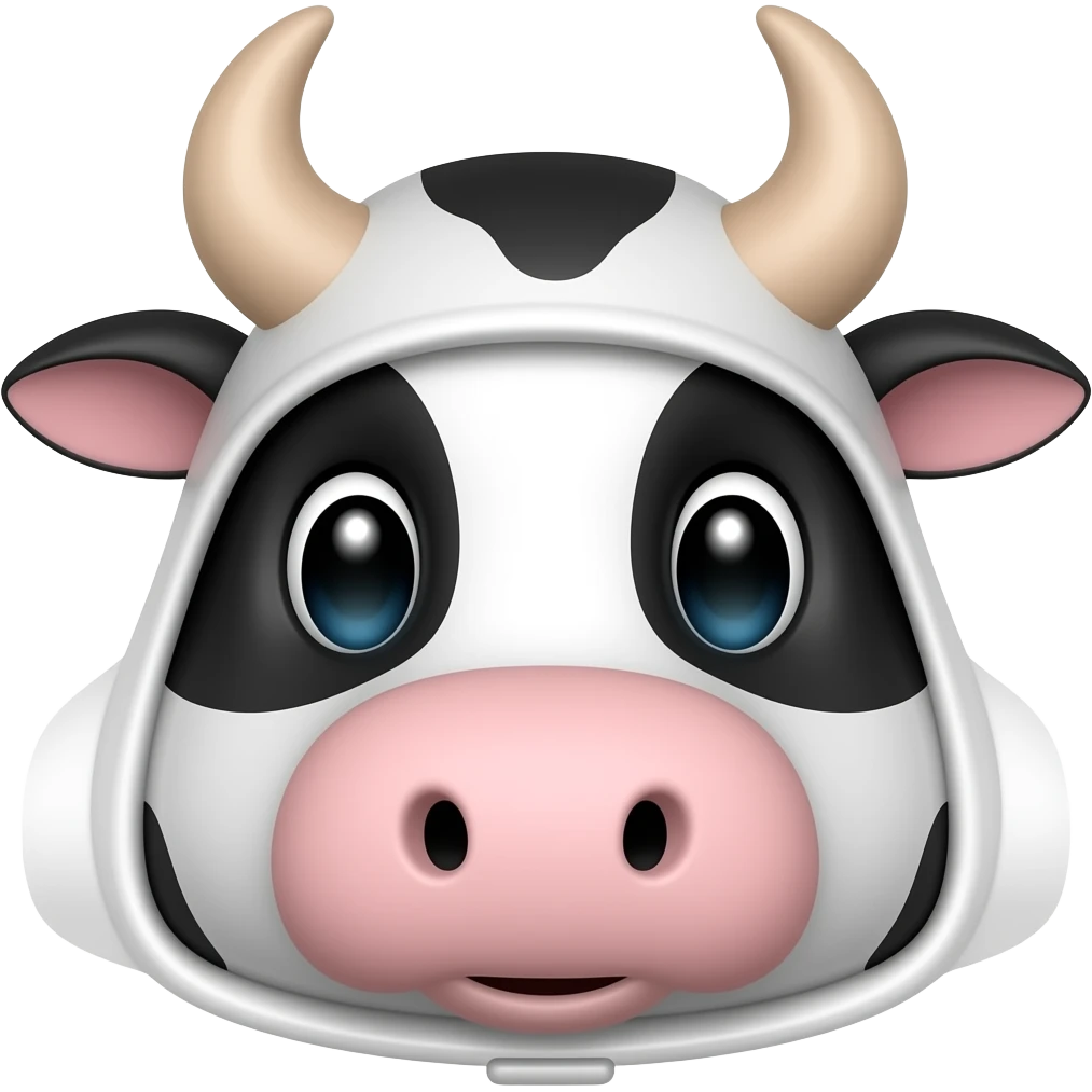 Cow hat emoji