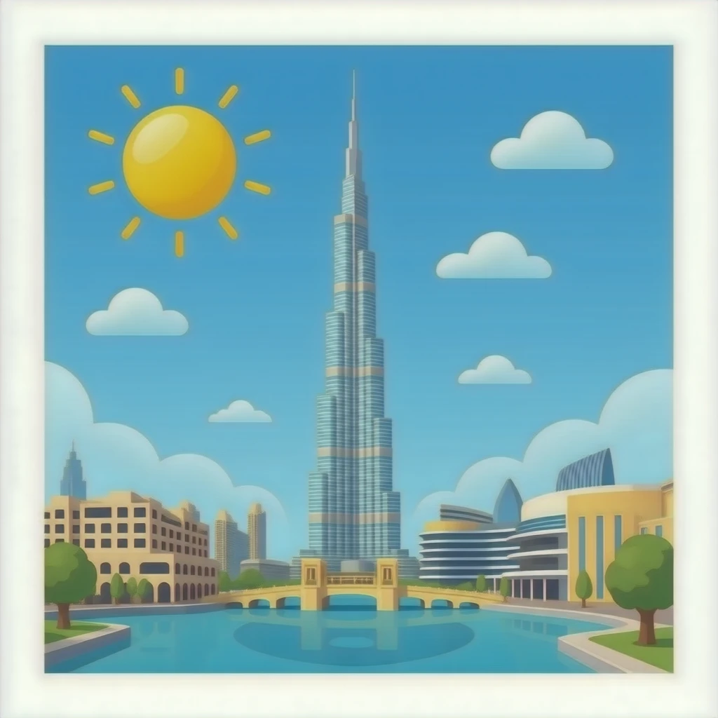 Burj Khalifa emojisi yap emoji
