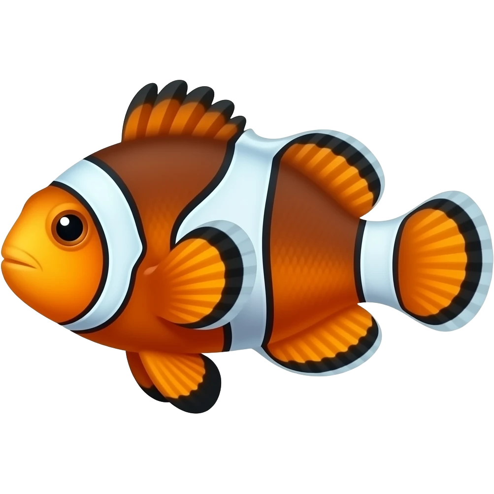 Saddleback anemonefish emoji