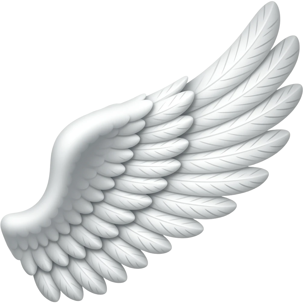 Aile droite d’un ange emoji