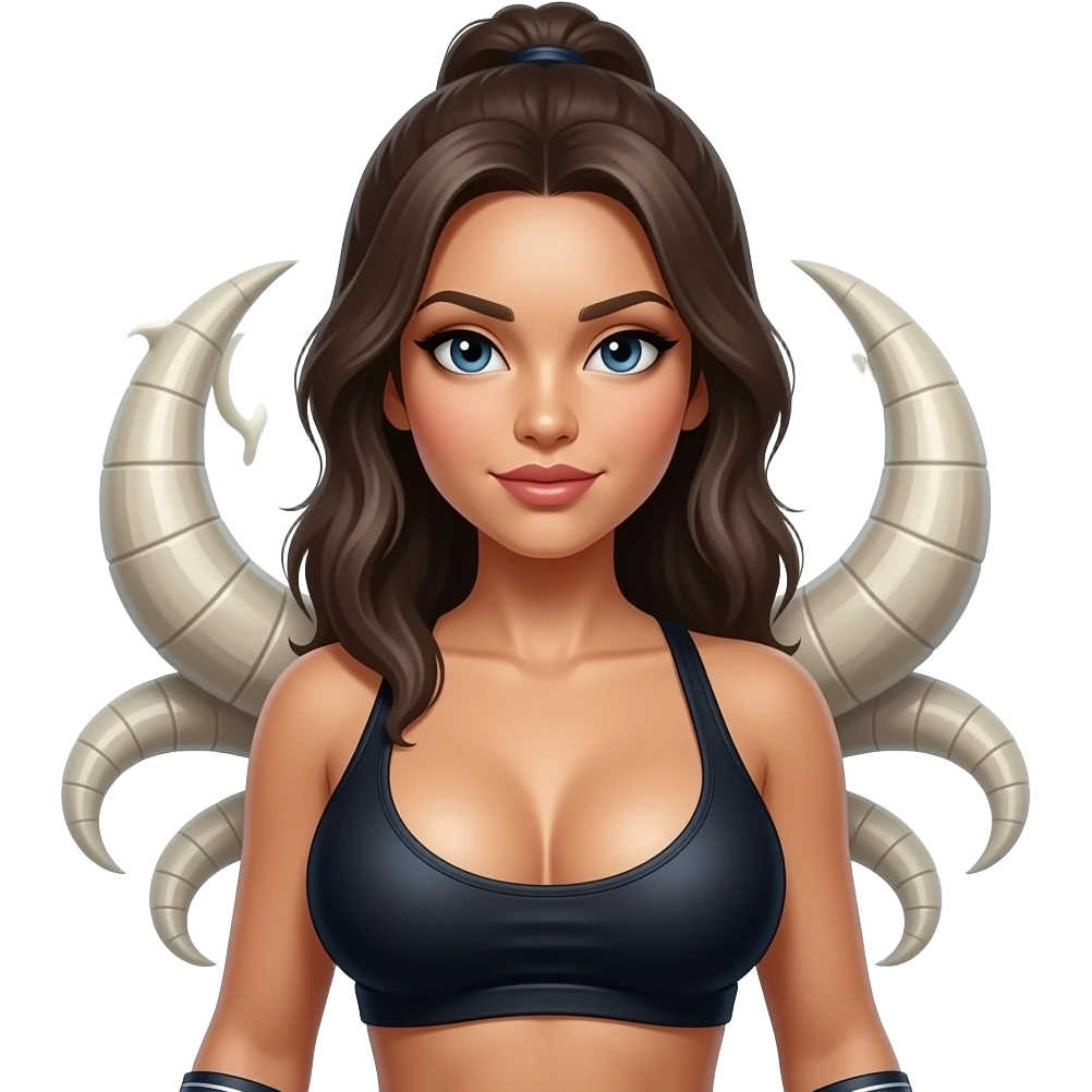 Sexy female, Muay thai monster Boobs More monster emoji