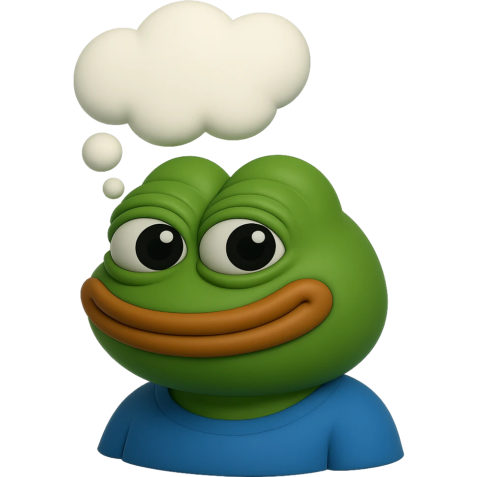recreate this make sure he is looking at viewer, keep drop shadows emoji