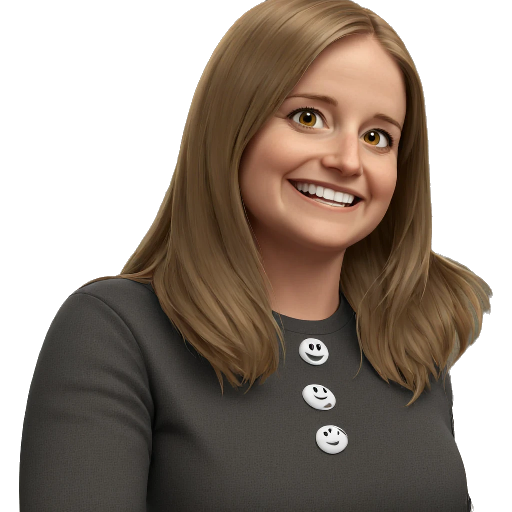 smiling girl with long hair emoji