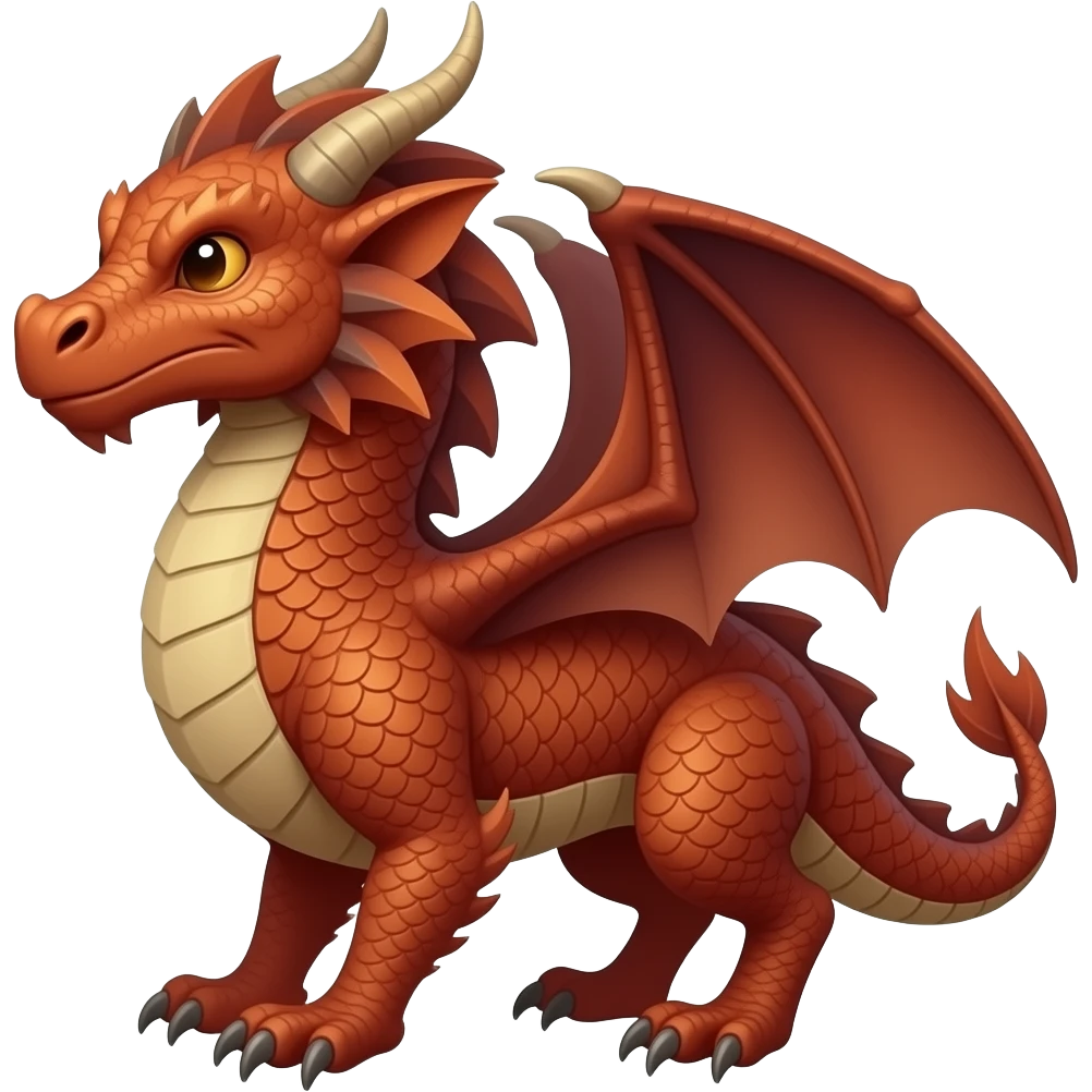 3 Head Targaryen dragon simple emoji