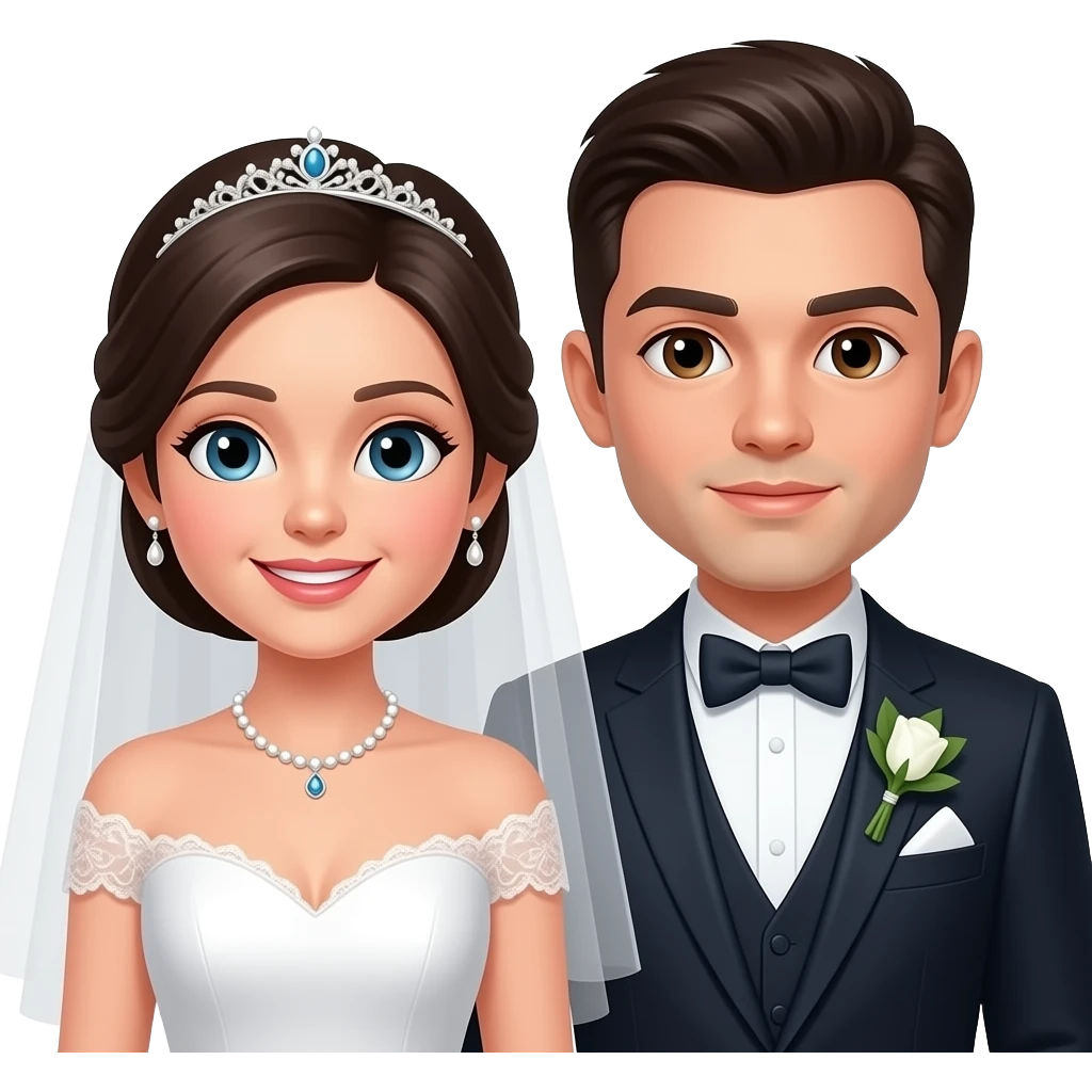 Bride & groom emoji