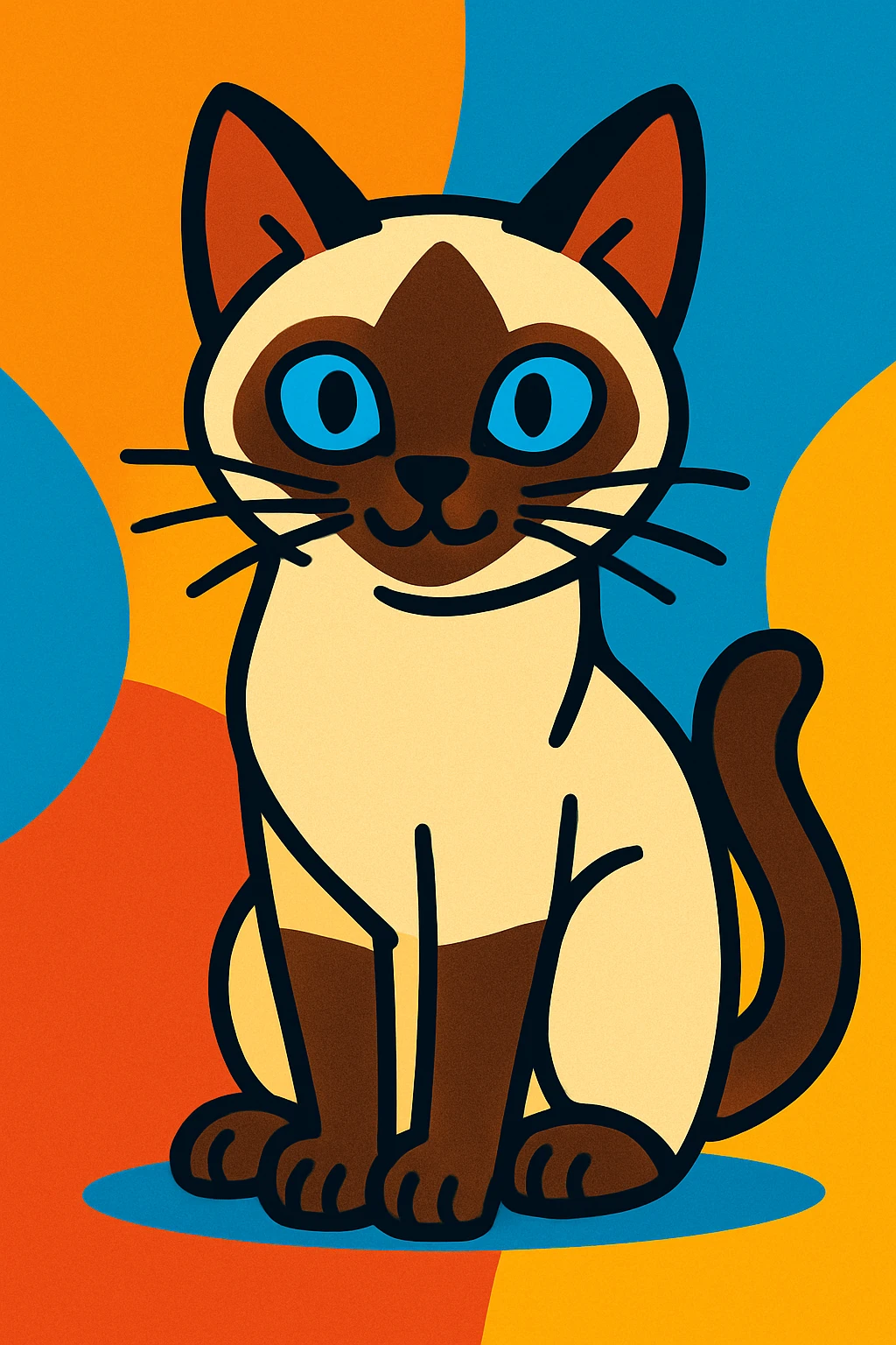 Siamese cat emoji