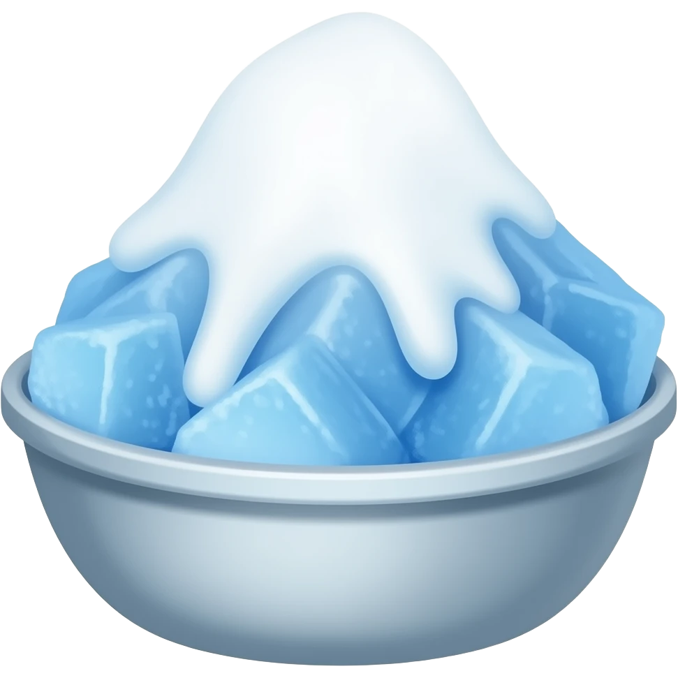 Shaved ice emoji