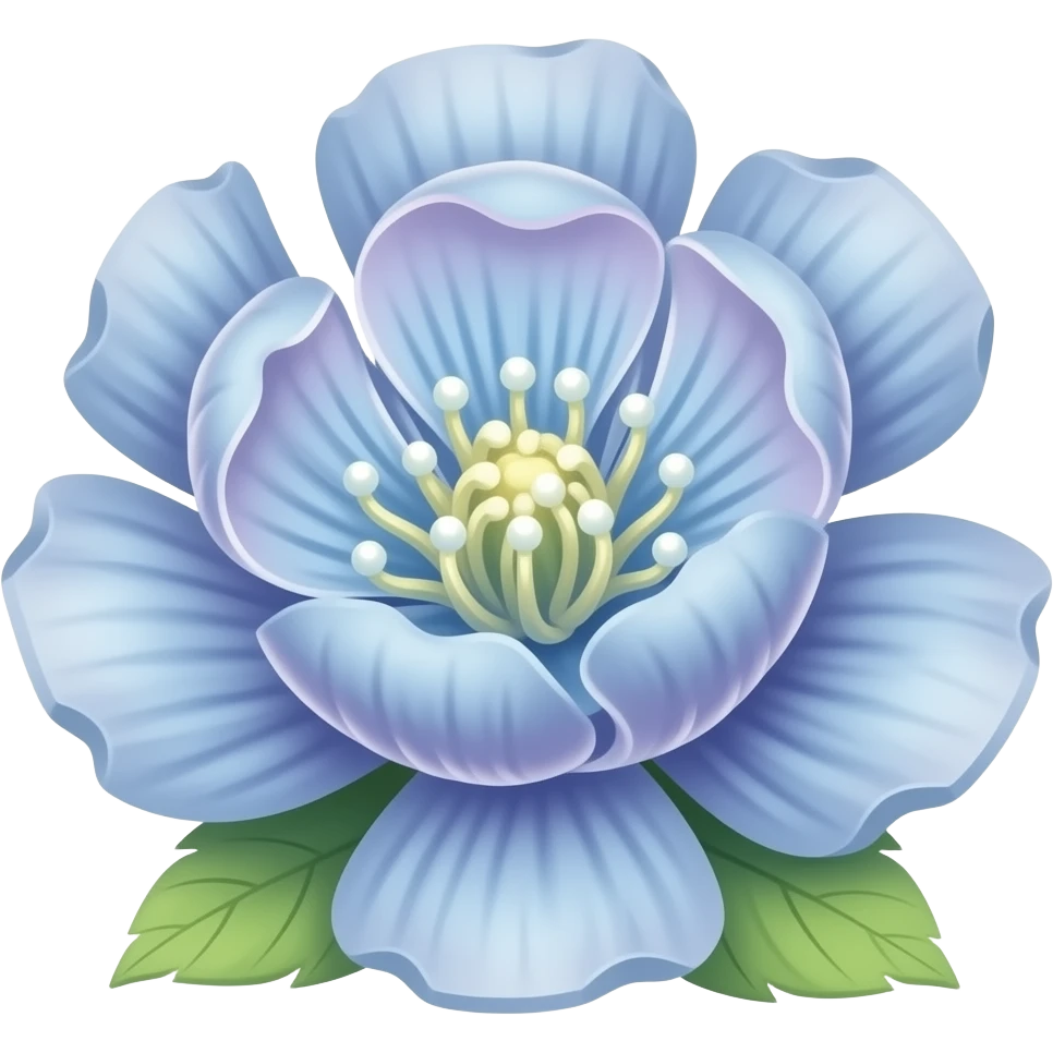 A glowing crystal gem bloom blossom emoji