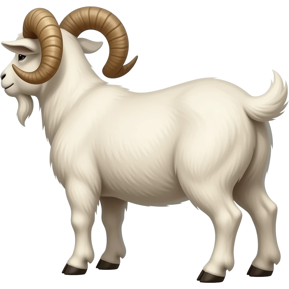 Hazme una cabra de espaldas emoji