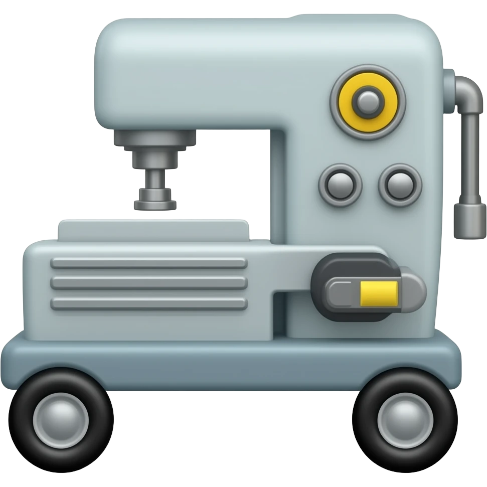 machine on wheels emoji