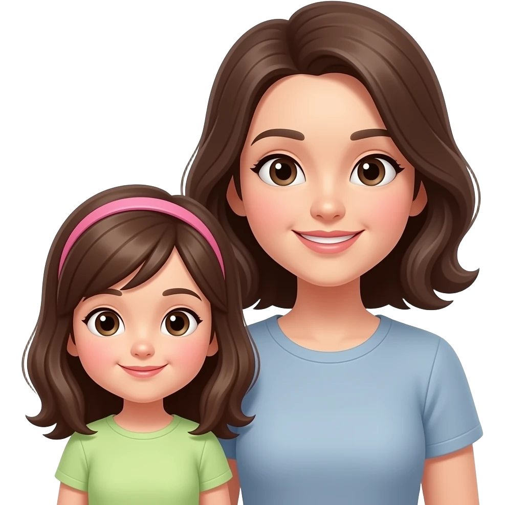 mom and girl emoji