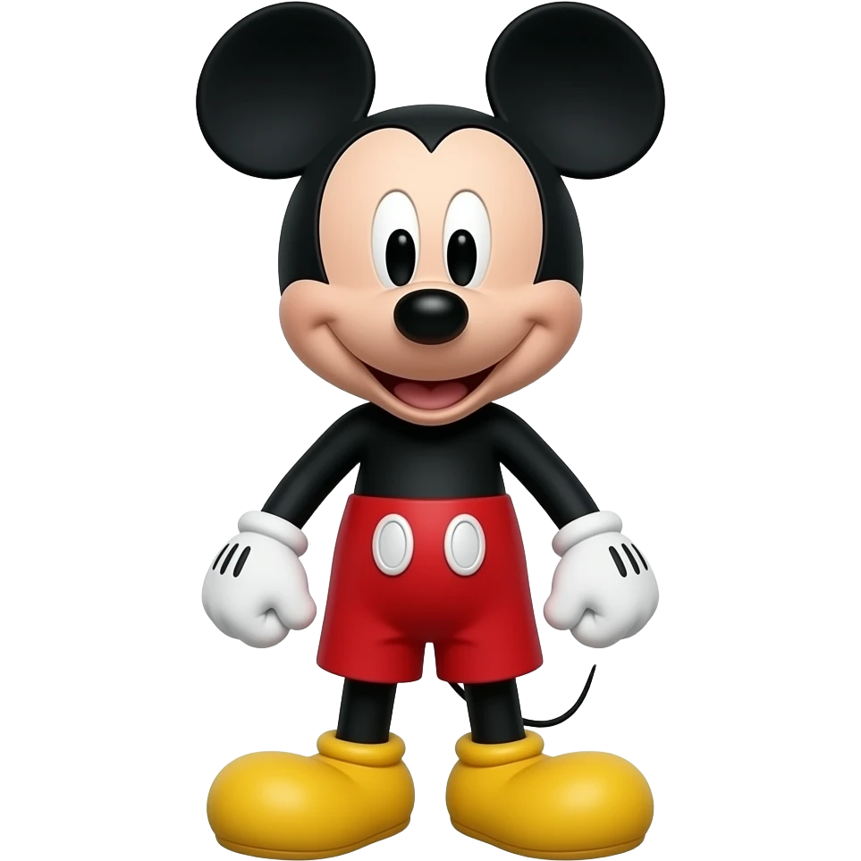 Mickey Mouse full-body emoji