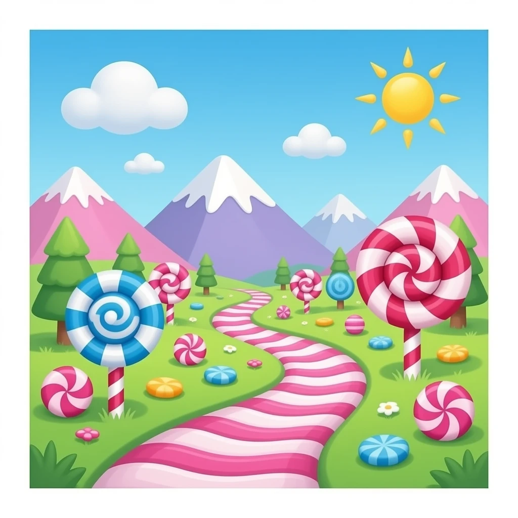 candyland pink blue! emoji
