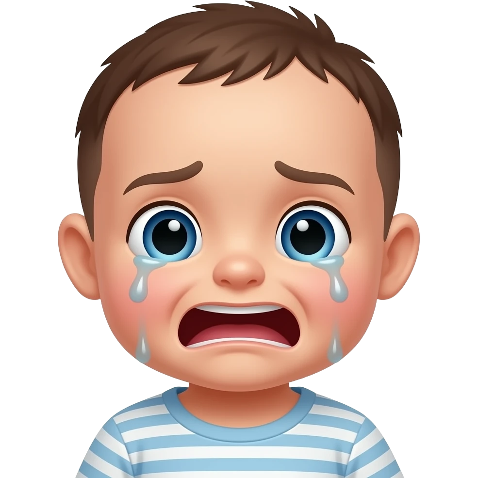 baby crying emoji