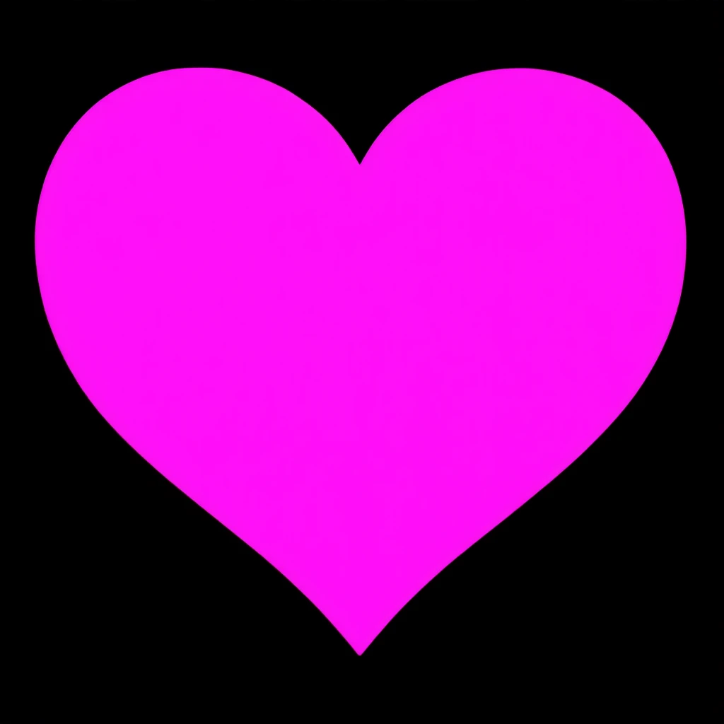 goth pink heart, remove background emoji
