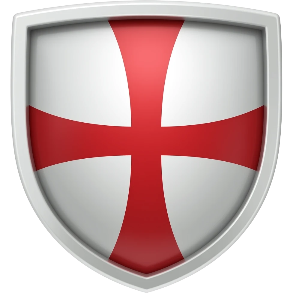 White templar cross emoji
